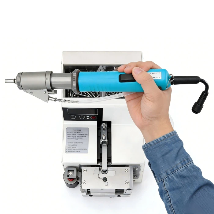 Gravity Type Automatic Screw Feeder with Handheld Screw Fastening Gun factory